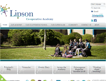 Tablet Screenshot of lipsonco-operativeacademy.coop